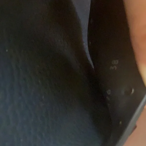 Valentino Black Slide Sandals with Gold Studs - Picture 4 of 4